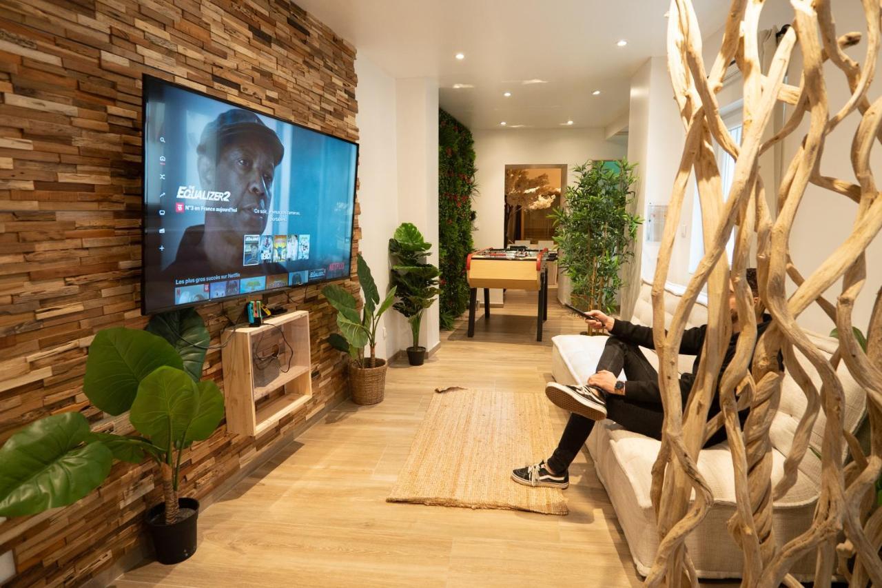 Capsule Thailande I Sauna I Balneo I Console I Jeux En Bois I Cinema I Cour Interieure Trith-Saint-Leger Kültér fotó