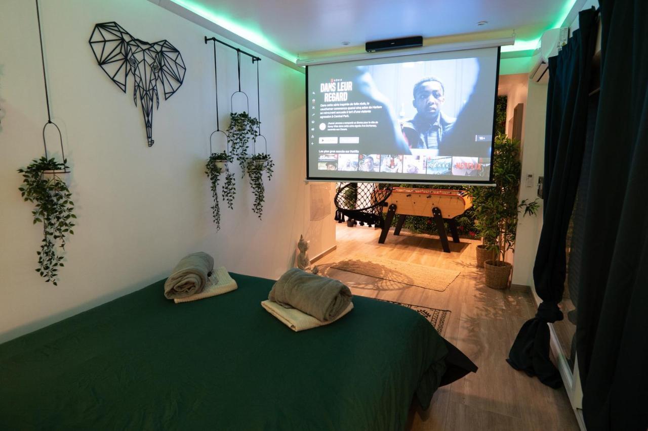 Capsule Thailande I Sauna I Balneo I Console I Jeux En Bois I Cinema I Cour Interieure Trith-Saint-Leger Kültér fotó