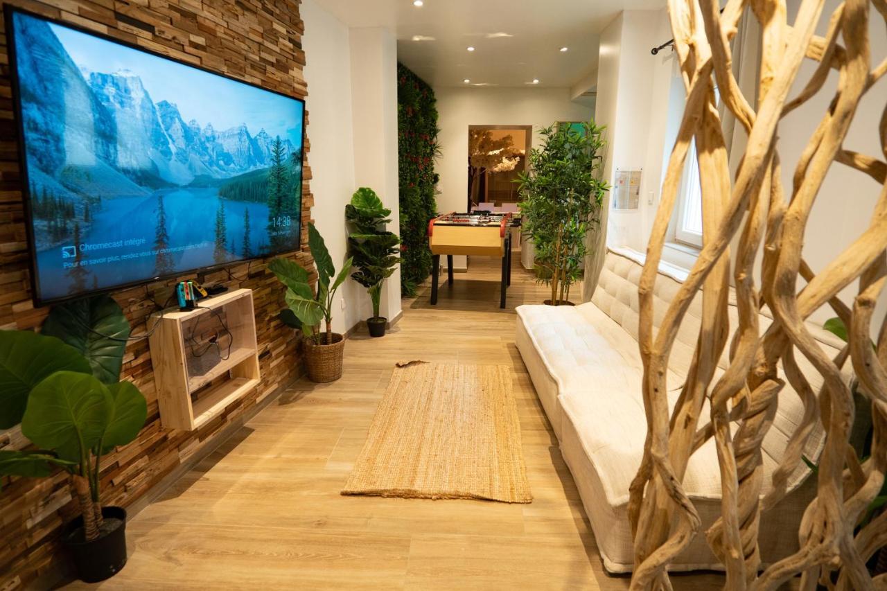 Capsule Thailande I Sauna I Balneo I Console I Jeux En Bois I Cinema I Cour Interieure Trith-Saint-Leger Kültér fotó